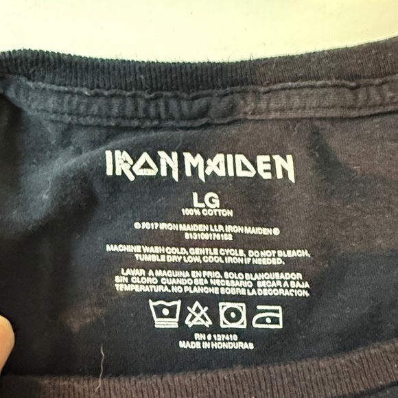 Iron Maiden Black Short Sleeve Tee - Picture 2 of 3
